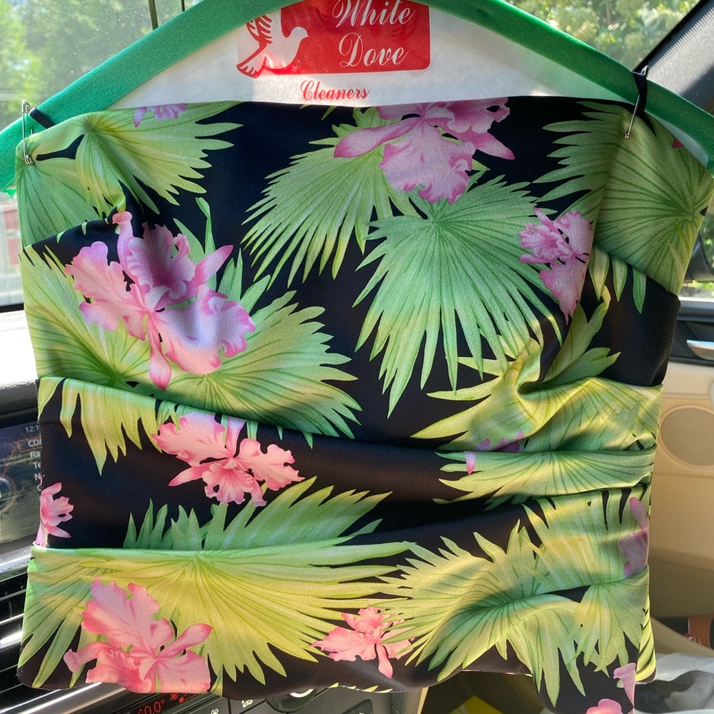 VTG Kaye Unger strapless top